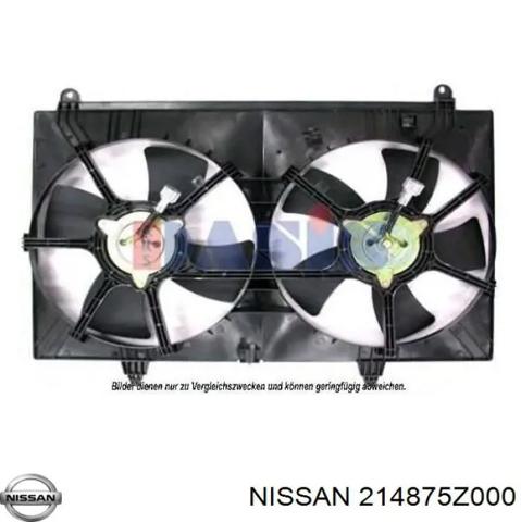 Електродвигун вентилятора системи охолодження 214875Z000 NISSAN