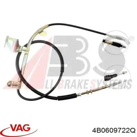Трос ручного гальма задній, правий 4B0609722Q VAG