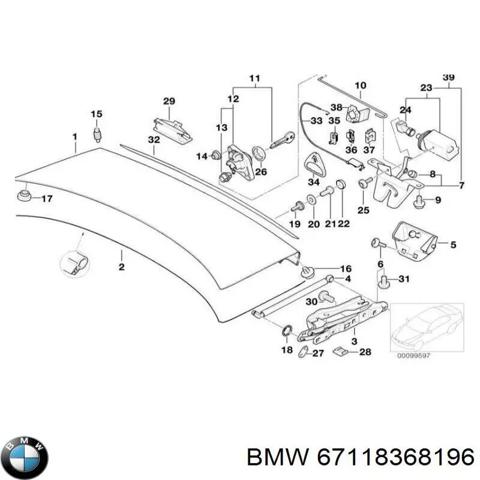 Актуатор замка ляди 67118368196 BMW
