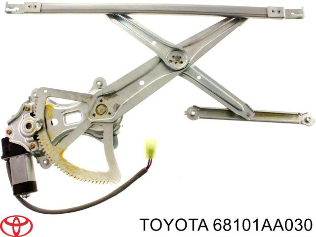 Скло передніх дверей, правою 68101AA030 TOYOTA
