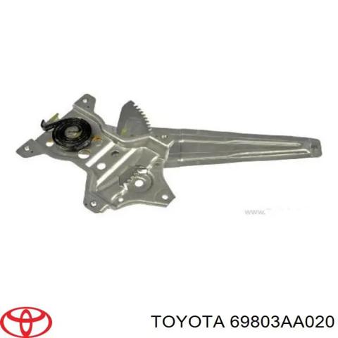 Механізм склопідйомника двері задньої, правої 69803AA020 TOYOTA