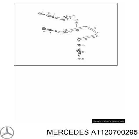 Рампа форсунок системи упорскування палива A1120700295 MERCEDES