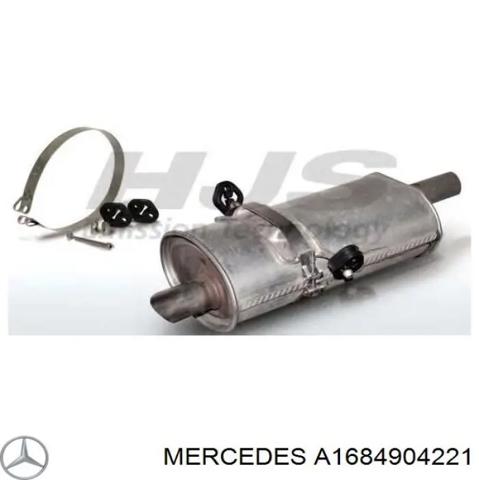 Глушник, задня частина A1684904221 MERCEDES