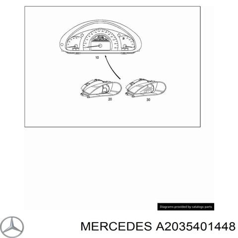 Щиток приладів (комбінація) A2035401448 MERCEDES