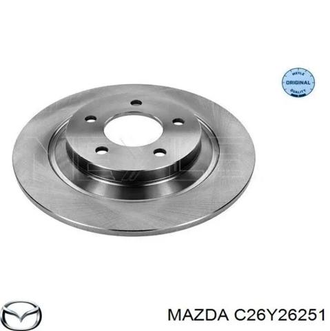 Диск заднього гальма C26Y26251 MAZDA