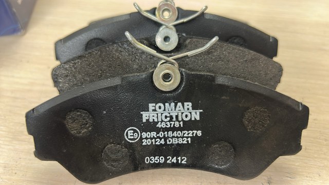 Колодки передні 463781 FOMAR