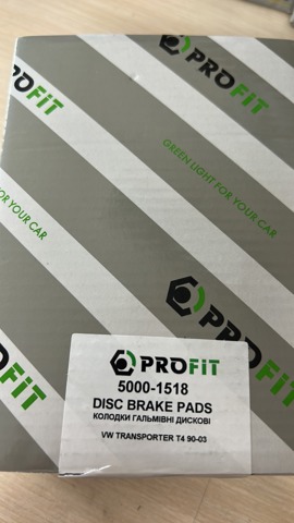 Колодки передні 50001518 PROFIT