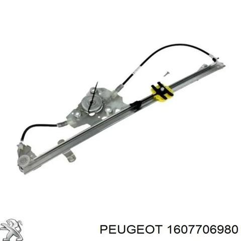 Механізм склопідіймача двері передньої, лівої 1607706980 PEUGEOT