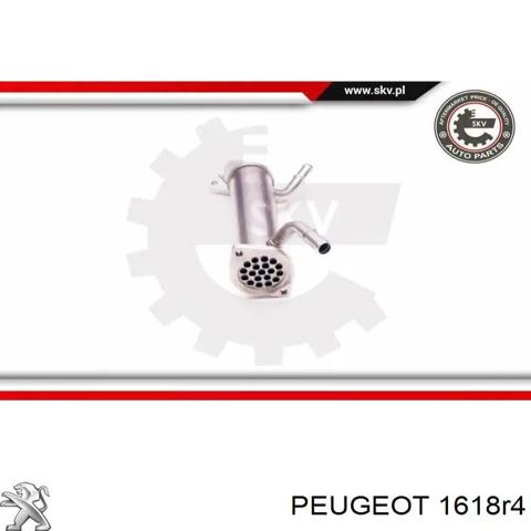 Радіатор системи рециркуляції ОГ 1618R4 PEUGEOT