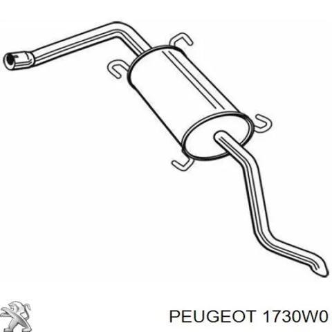 Глушник, задня частина 1730W0 PEUGEOT