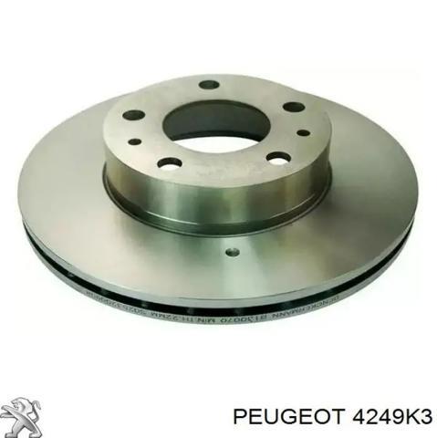 Диск переднього гальма 4249K3 PEUGEOT