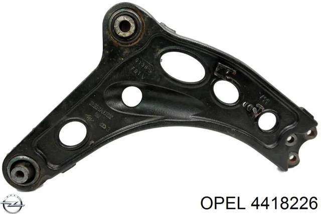 Правий важіль передній нижній підвіски 4418226 OPEL