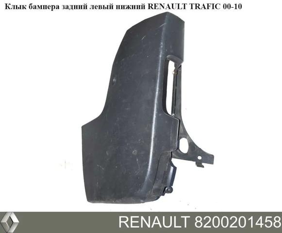 Бампер задній, ліва частина 8200201458 RENAULT