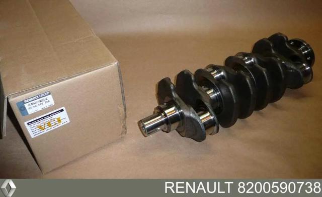 Колінвал двигуна 8200590738 RENAULT