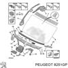 Водостік лобового скла, жабо 8251GP PEUGEOT