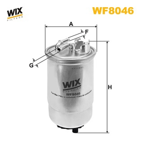 Фільтр палива WF8046 WIX