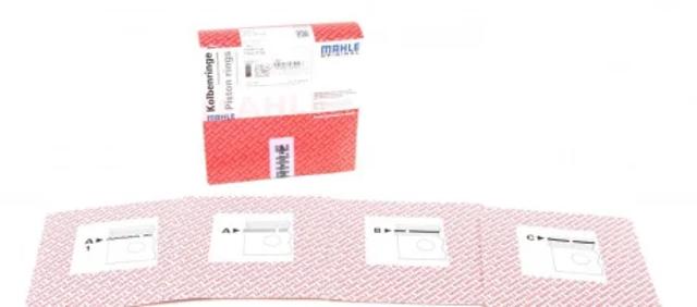 Комплект поршневих кілець на 1 циліндр, STD. 01210N0 MAHLE
