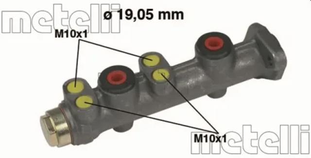 Циліндр головний гальма (Гідротормоз) 050150 METELLI