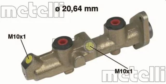 Циліндр гальмівний, головний 050251 METELLI