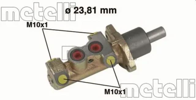 Циліндр гальмівний, головний 050325 METELLI