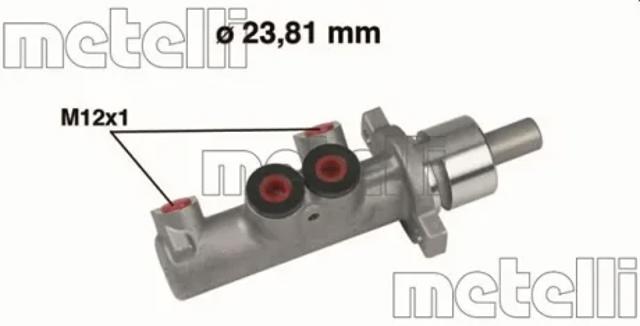 Циліндр головний гальма (Гідротормоз) 050355 METELLI