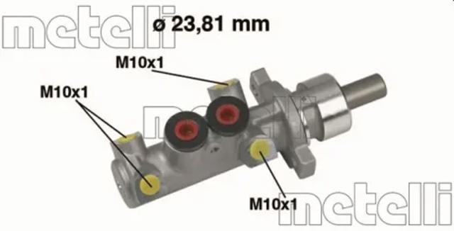 Циліндр гальмівний, головний 050361 METELLI