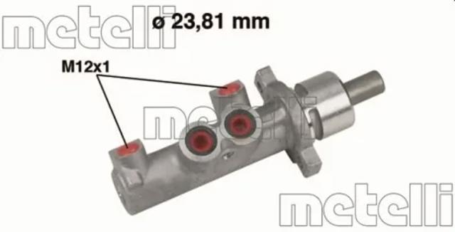 Циліндр гальмівний, головний 050366 METELLI