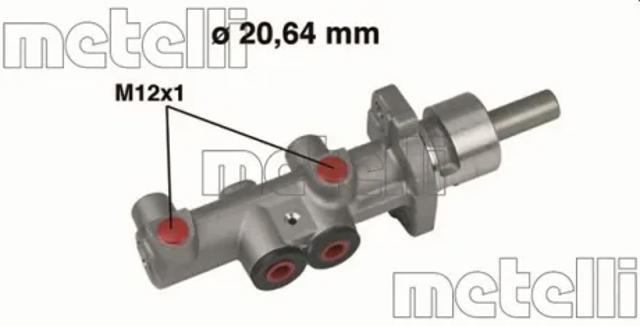 Циліндр гальмівний, головний 050404 METELLI