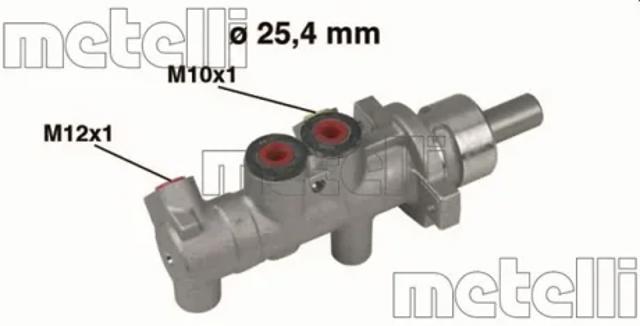 Циліндр головний гальма (Гідротормоз) 050414 METELLI