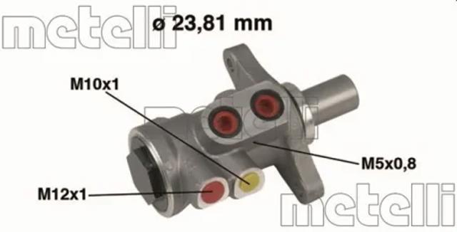Циліндр головний гальма (Гідротормоз) 050448 METELLI