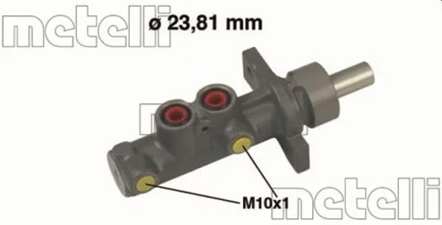 Циліндр гальмівний, головний 050486 METELLI