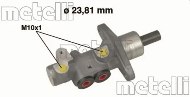 Циліндр головний гальма (Гідротормоз) 050490 METELLI
