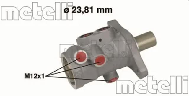 Циліндр гальмівний, головний 050556 METELLI
