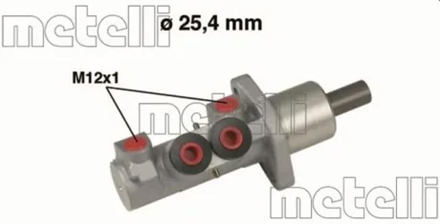 Циліндр гальмівний, головний 050606 METELLI