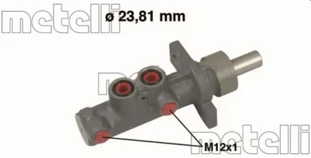 Циліндр головний гальма (Гідротормоз) 050635 METELLI