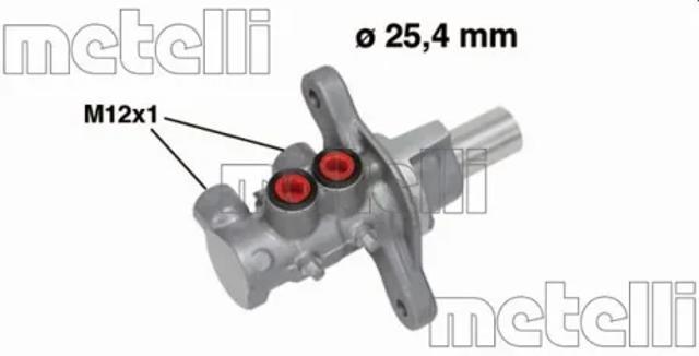 Циліндр головний гальма (Гідротормоз) 050674 METELLI