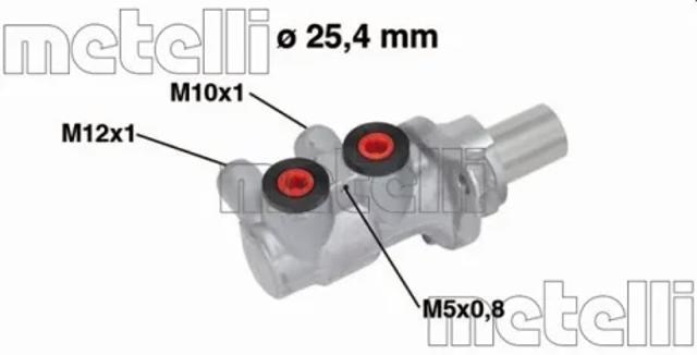 Циліндр гальмівний, головний 050717 METELLI