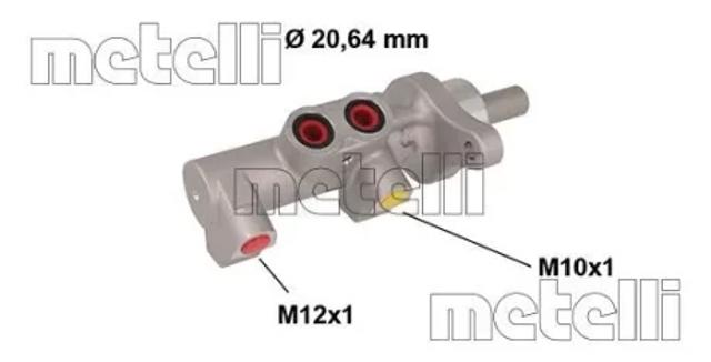 Циліндр гальмівний, головний 050846 METELLI