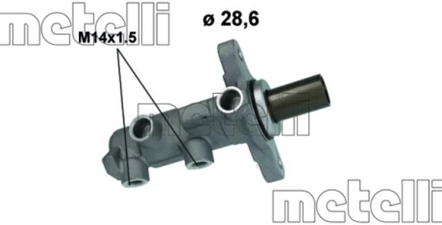 Циліндр гальмівний, головний 050848 METELLI