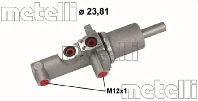 Циліндр гальмівний, головний 051145 METELLI