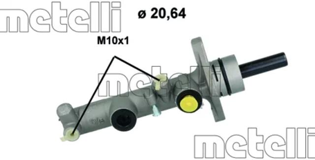 Циліндр гальмівний, головний 051206 METELLI