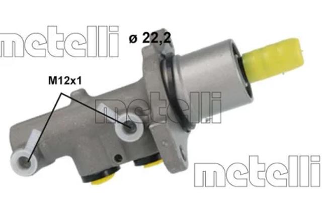 Циліндр гальмівний, головний 051237 METELLI