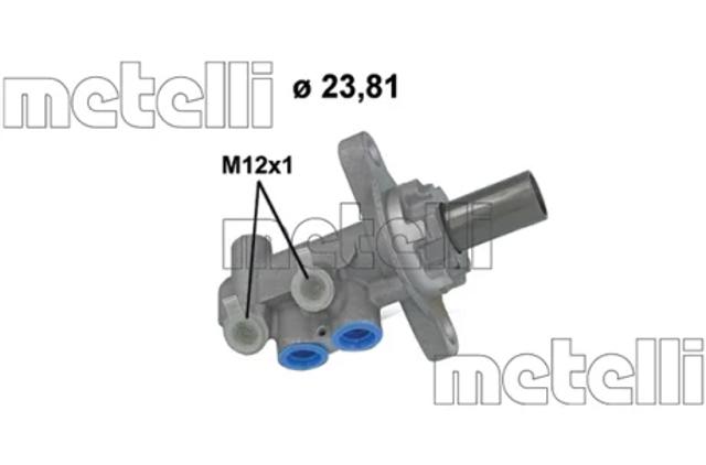 Циліндр гальмівний, головний 051261 METELLI