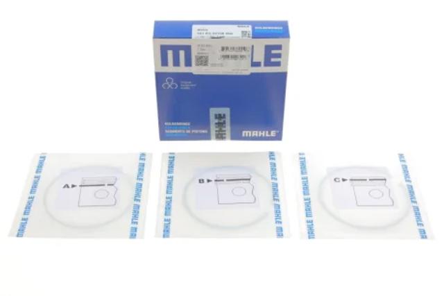 Комплект поршневих кілець на 1 циліндр, STD. 081RS001090N0 MAHLE