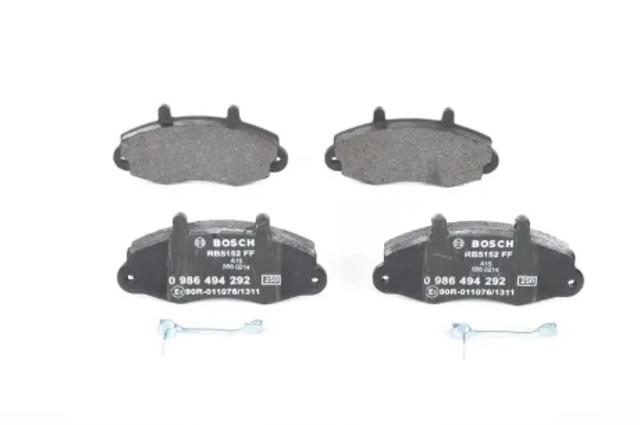 Колодки гальмівні передні, дискові 0986494292 BOSCH