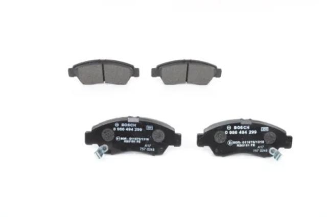 Передні гальмівні колодки 0986494299 BOSCH