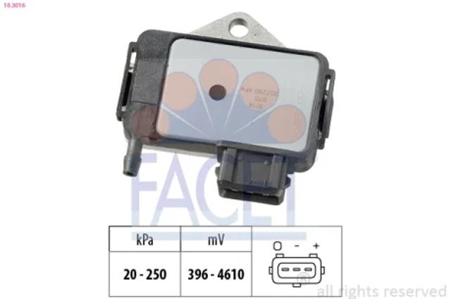 Датчик наддува 103016 FACET