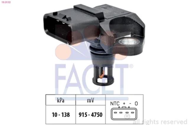 Датчик наддува 103132 FACET