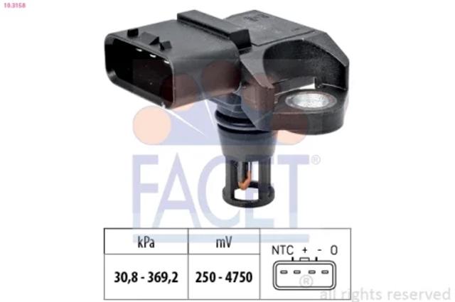 Датчик наддува 103158 FACET