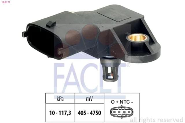 Датчик наддува 103171 FACET